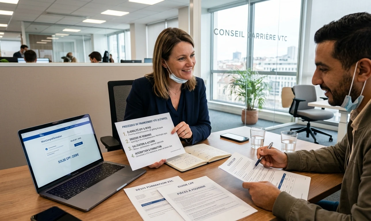 Les 4 étapes pour obtenir le financement d’une formation VTC CPF